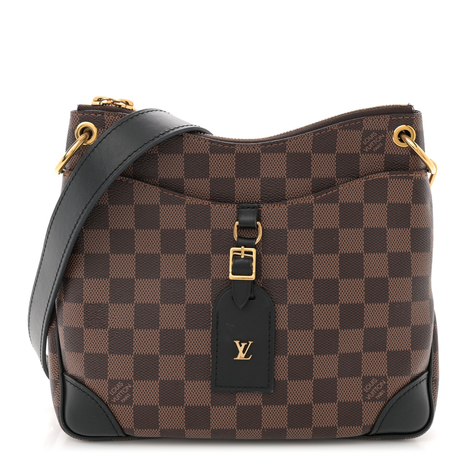 Louis Vuitton Damier Ebene Odeon PM Black 1 of 10