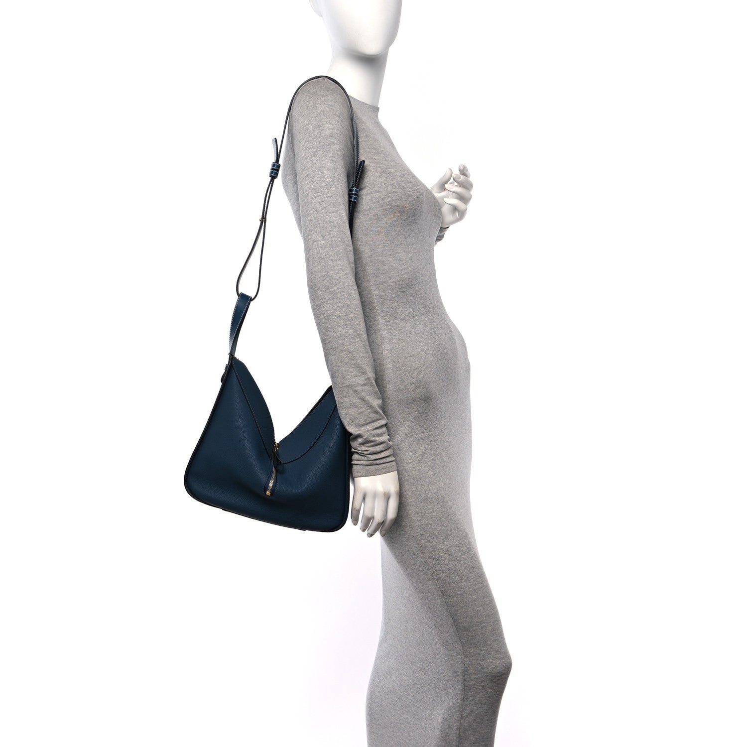 Loewe Grained Calfskin Small Hammock Shoulder Bag Marine 2 of 10
