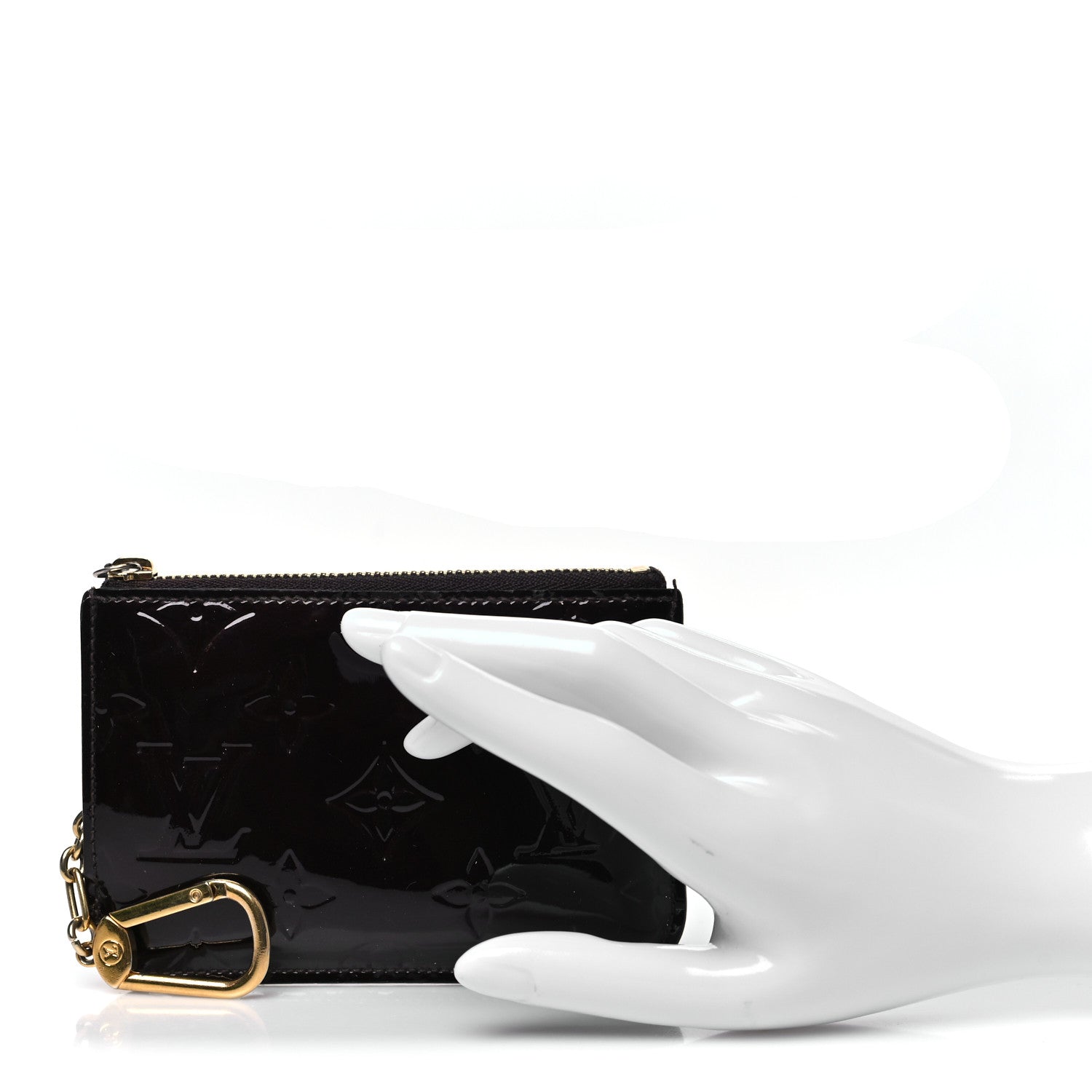 Louis Vuitton Vernis Key Pouch NM Amarante 2 of 7