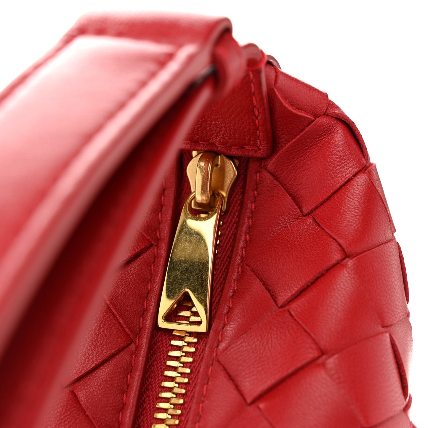 Calfskin Nappa Intrecciato Mini Wallace Apple Candy