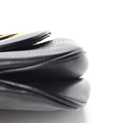 Gucci Pebbled Calfskin Small 1973 Chain Shoulder Bag Black 14 of 16