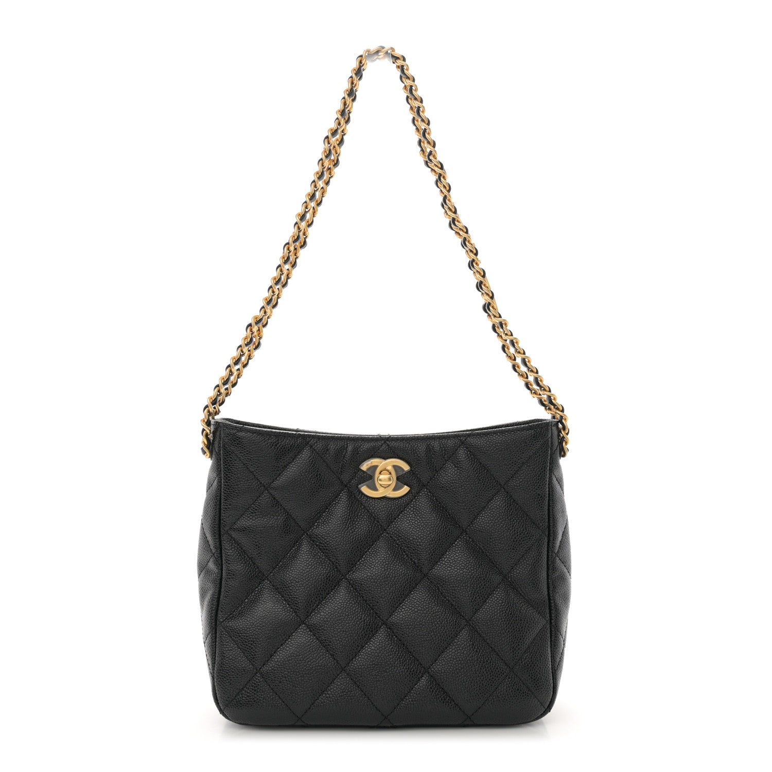 Chanel Caviar Quilted Small Pick Me Up Hobo Black 1 of 10