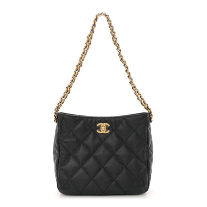 Chanel Caviar Quilted Small Pick Me Up Hobo Black 1 of 10
