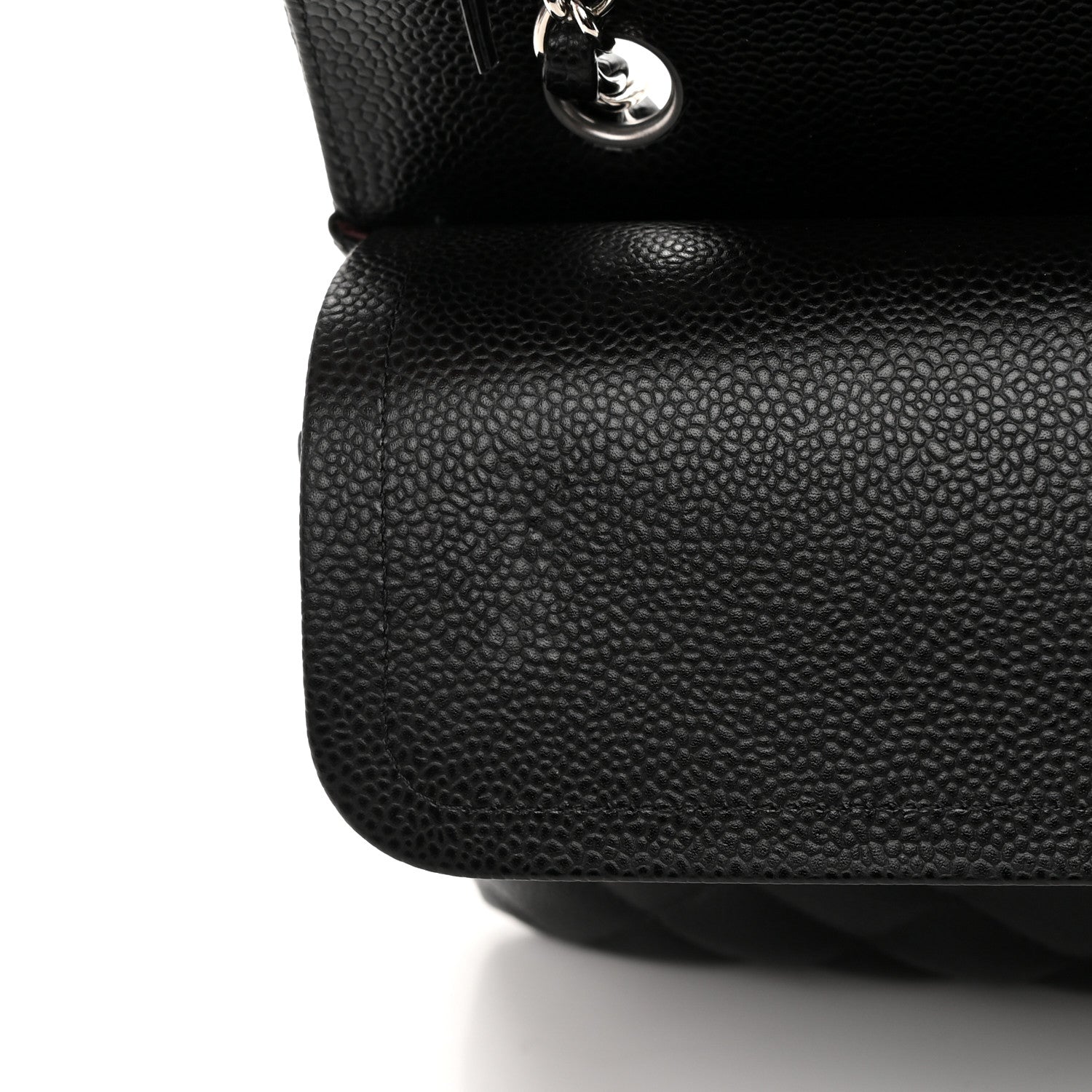 Chanel Caviar Quilted Medium Double Flap Black 11 of 14