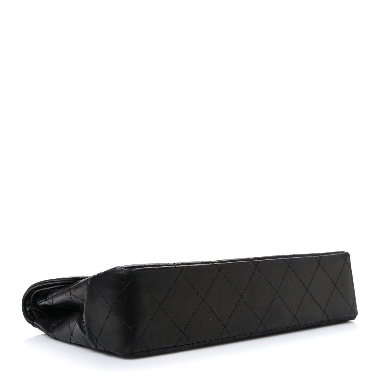 Chanel Lambskin Quilted Medium Single Flap Black 4 of 12