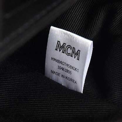 MCM Calfskin Ottomar Monogram Duke Backpack Black 12 of 12