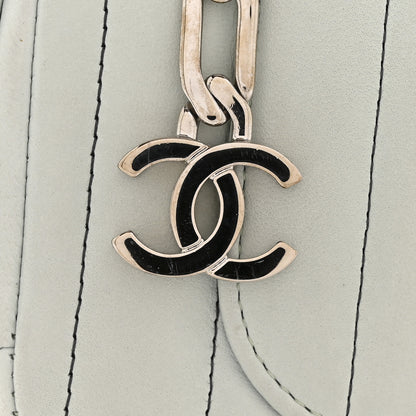 Chanel Lambskin Vertical Quilted Mademoiselle Camera Case Green 12 of 14