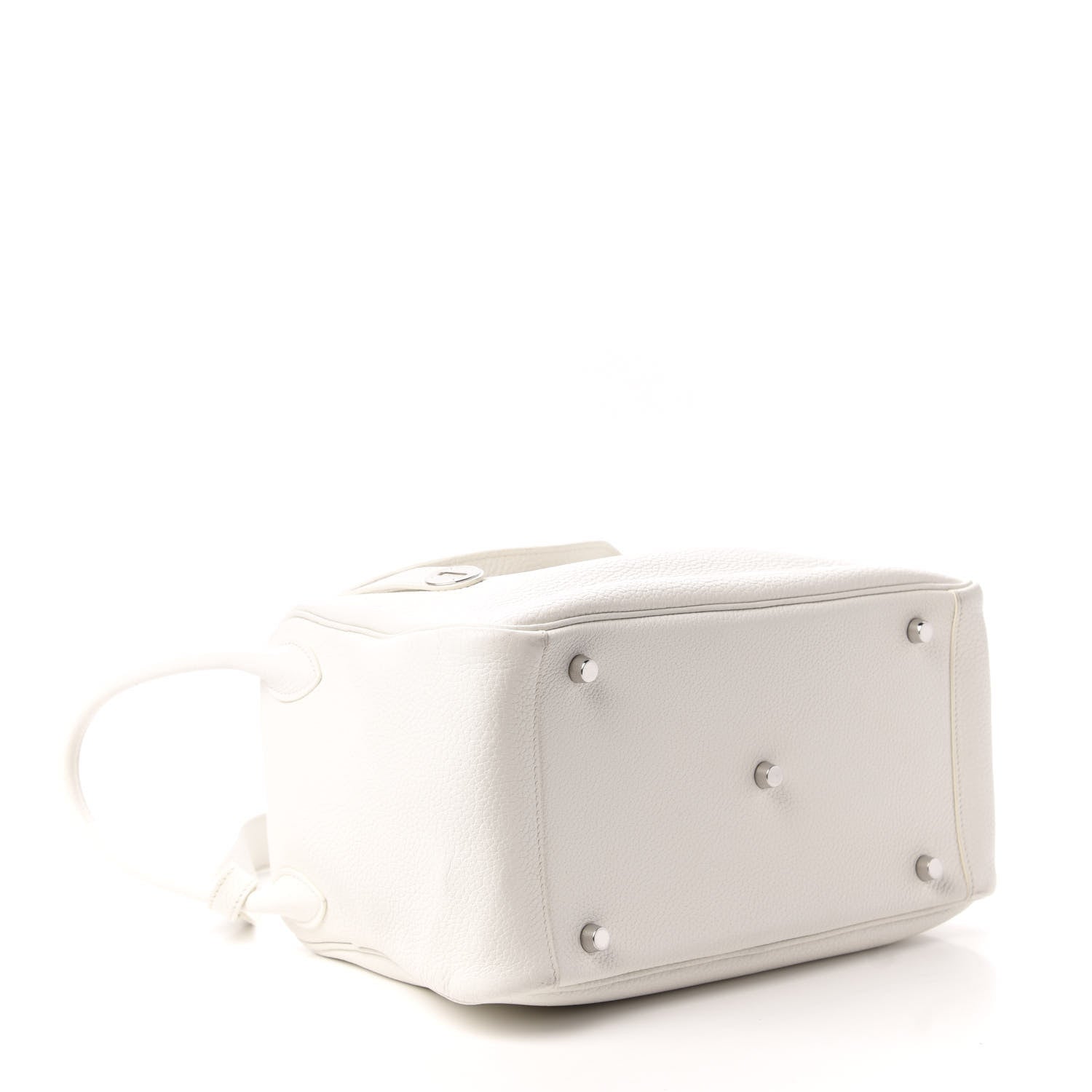 Hermes Taurillon Clemence Lindy 30 White 4 of 9