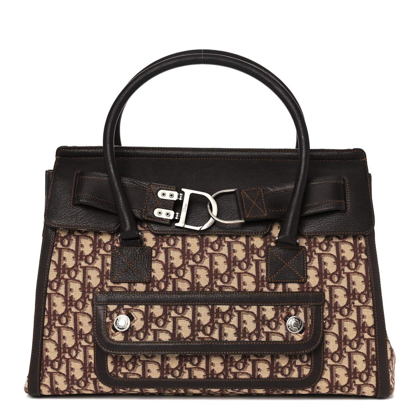 Monogram Medium Flight Tote Brown