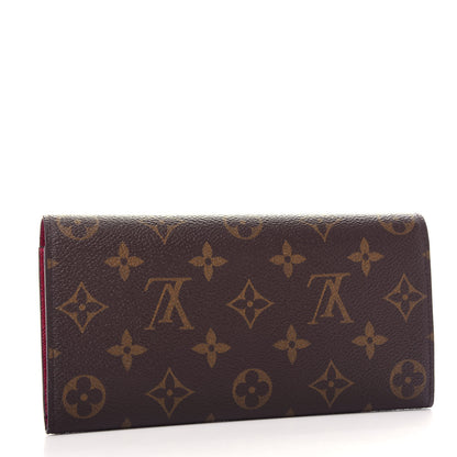 Louis Vuitton Monogram Emilie Wallet Fuchsia 3 of 8