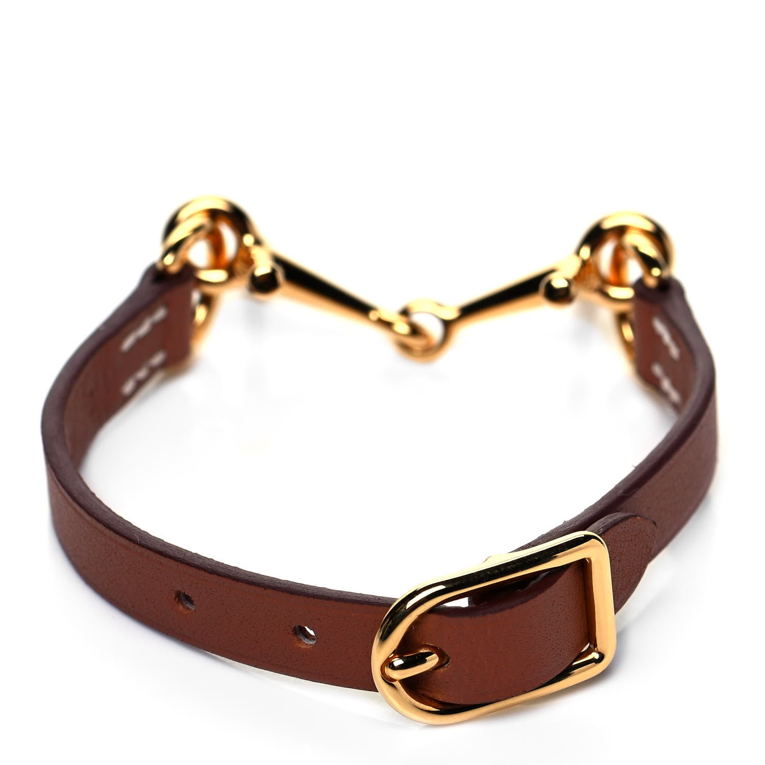 Hermes Swift Mors Bracelet D3 Gold 3 of 4