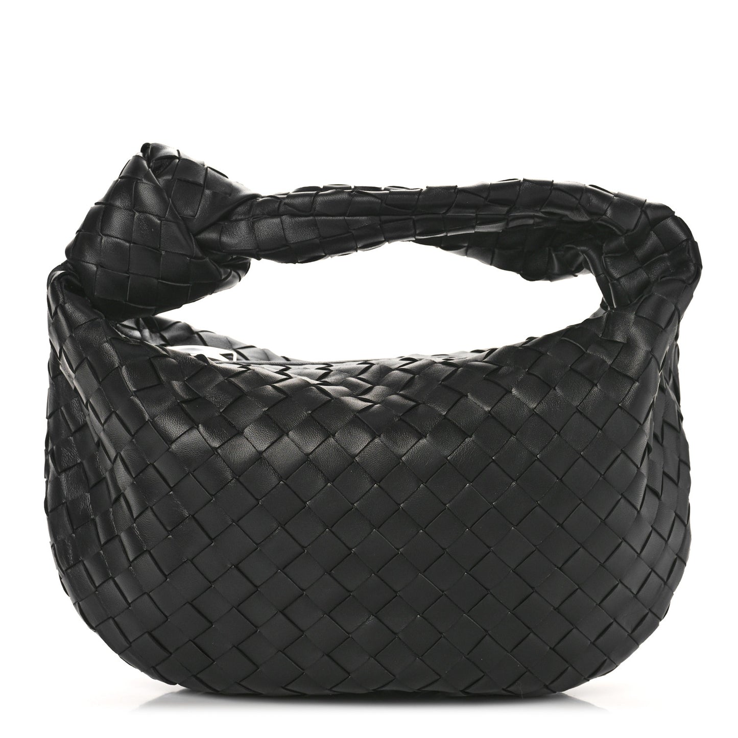 Nappa Intrecciato Teen Jodie Hobo Black