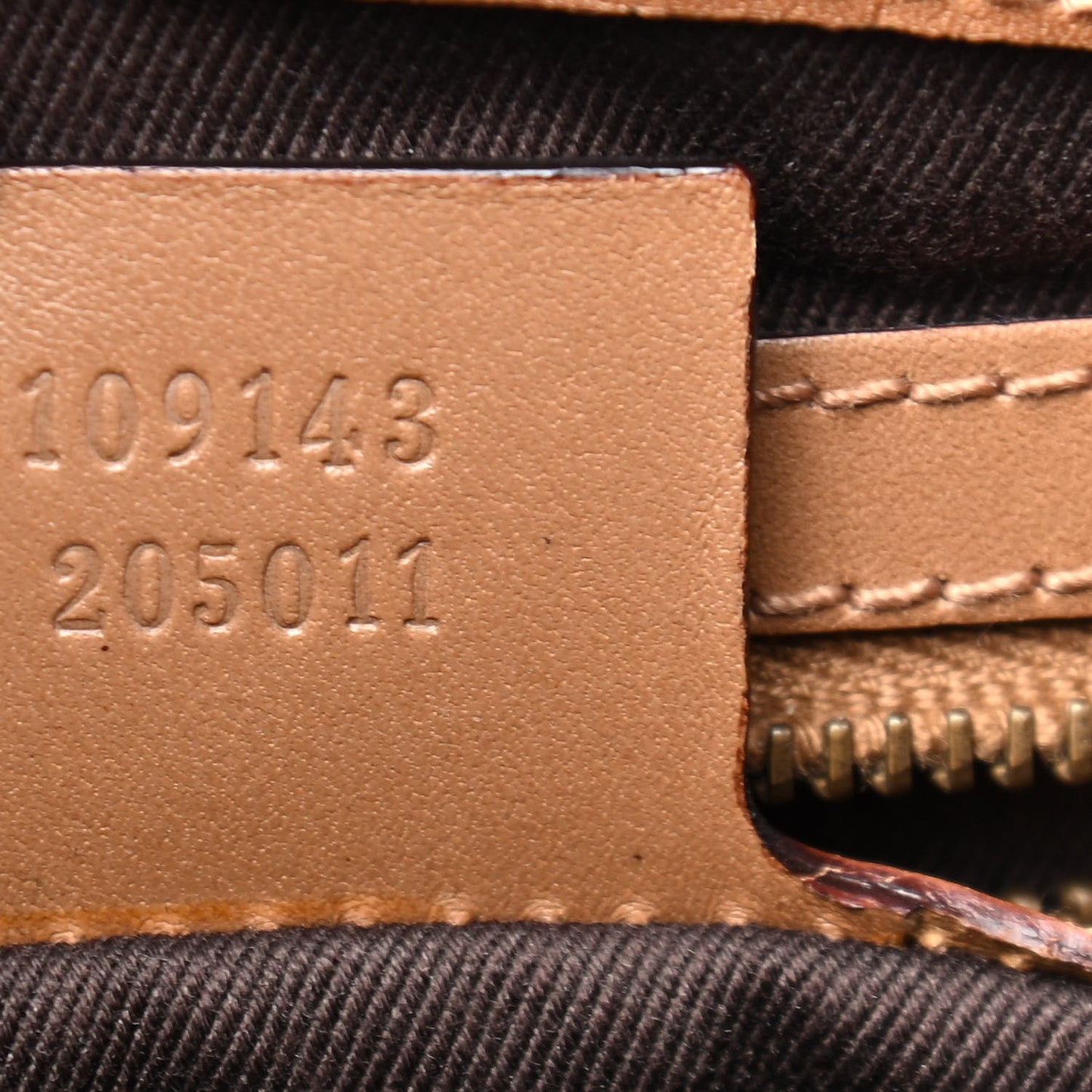 Monogram Woven Handle Tote Tan