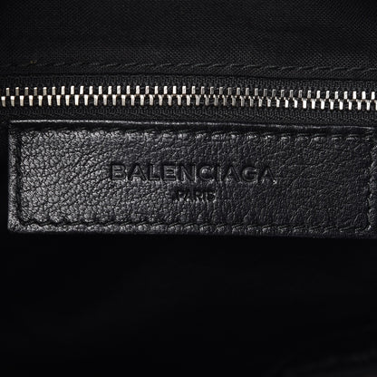 Balenciaga Chevre Silver Metallic Edge Hardware Velo Black 7 of 9