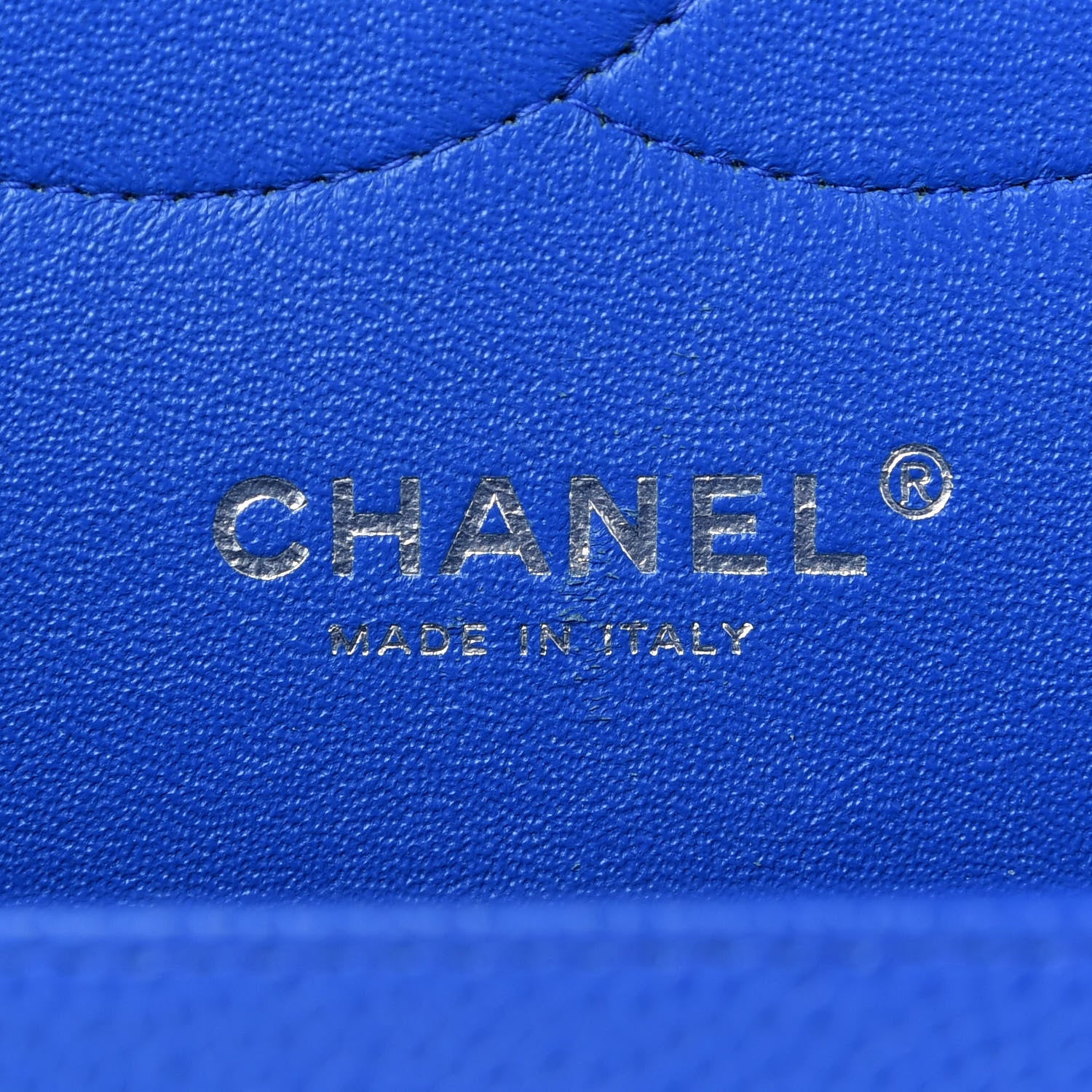 Chanel Caviar Quilted Jumbo Double Flap Blue 6 of 12