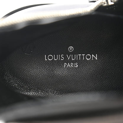 Louis Vuitton Calfskin Monogram Jumble Flat Ankle Boots 38 Black 7 of 9
