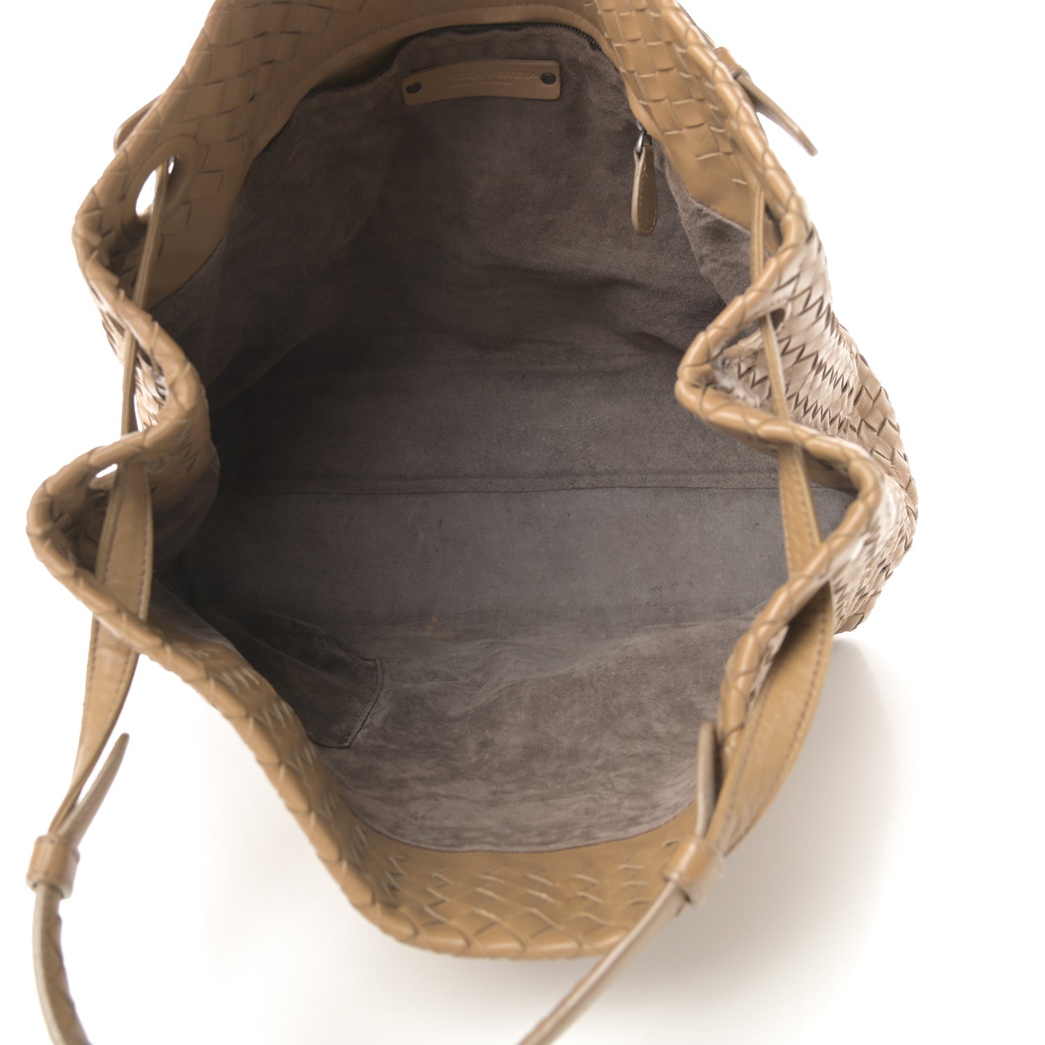 Bottega Veneta Nappa Intrecciato Garda Shoulder Bag Camel 5 of 15