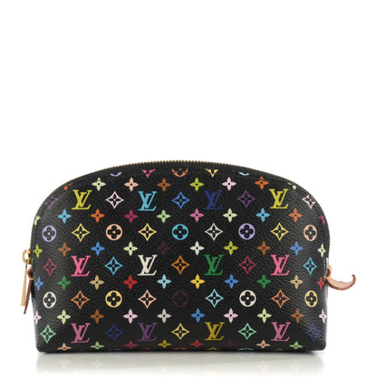 Louis Vuitton Monogram Multicolor Cosmetic Pouch Black Grenade 1 of 7