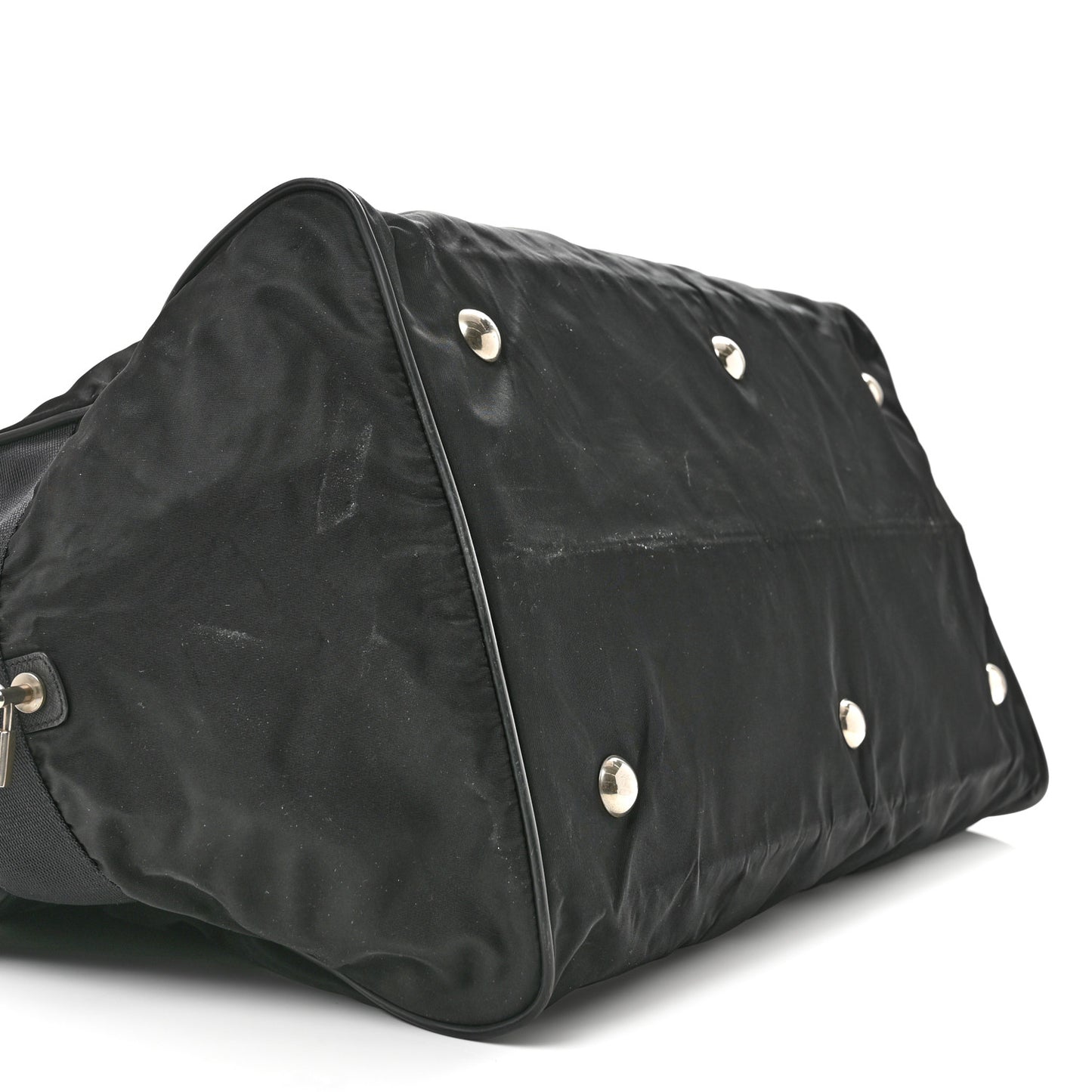 Re-Nylon Saffiano Duffle Bag Black