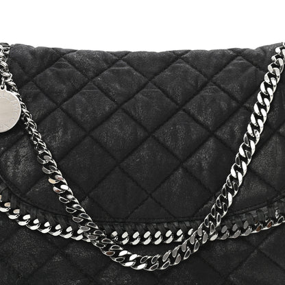 Stella McCartney Shaggy Deer Quilted Falabella Shoulder Bag Black 7 of 10