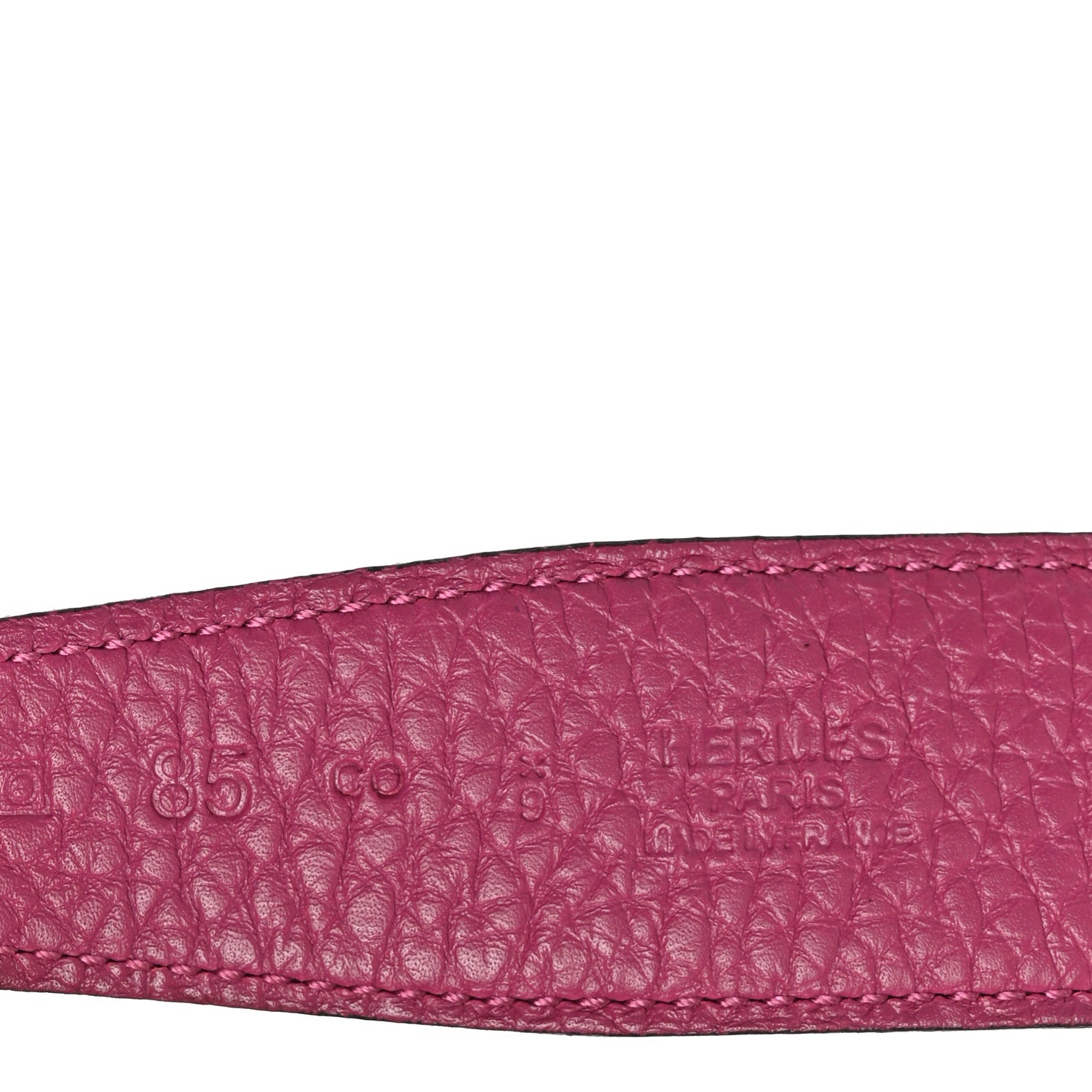 Hermes Box Togo 24mm Belt Strap 85 34 Tosca Ebene 6 of 7