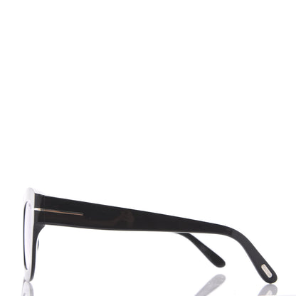 Tom Ford Square Acetate Pia Sunglasses TF659 Black 2 of 8