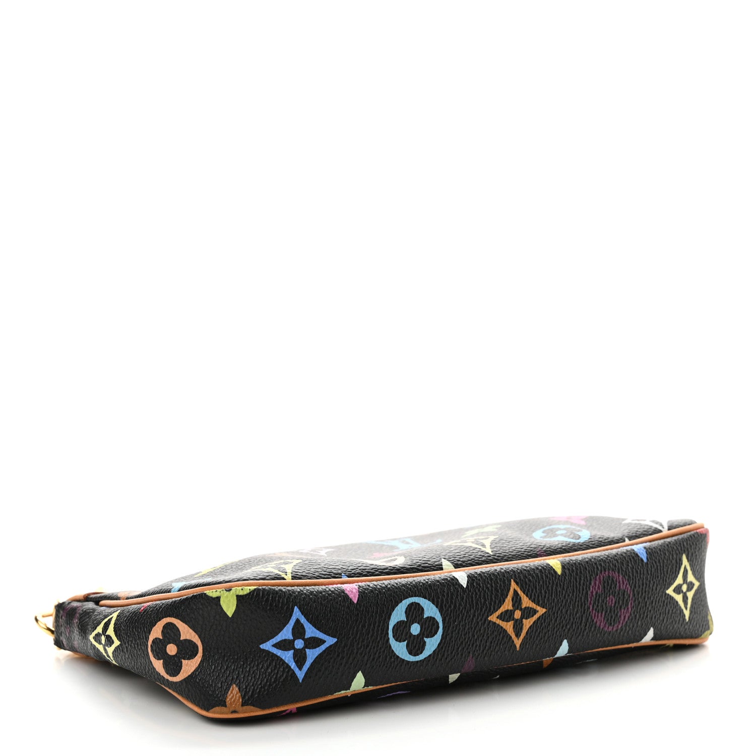 Louis Vuitton Monogram Multicolor Pochette Accessories Black 4 of 10