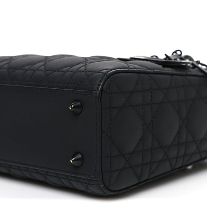 Christian Dior Ultra Matte Calfskin Cannage Small My ABCDior Lady Dior Black 10 of 10