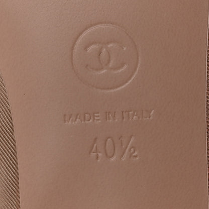 Chanel Mesh Grosgrain Camellia Short Boots 40.5 Pink Beige 7 of 10