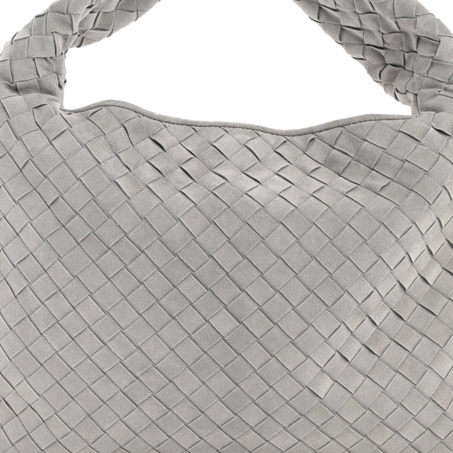 Suede Intrecciato Small Hop Sterling