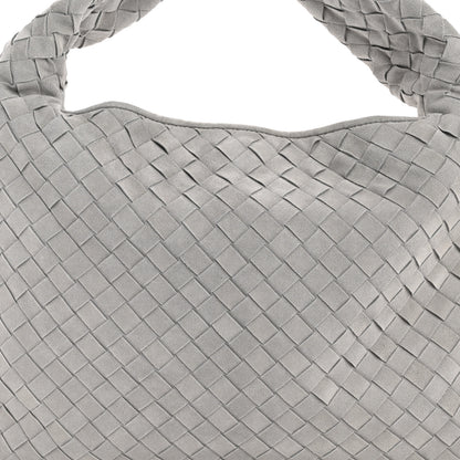 Bottega Veneta Suede Intrecciato Small Hop Sterling 8 of 10