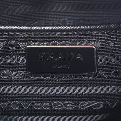 Prada Tessuto Nylon Messenger Bag Black 5 of 6
