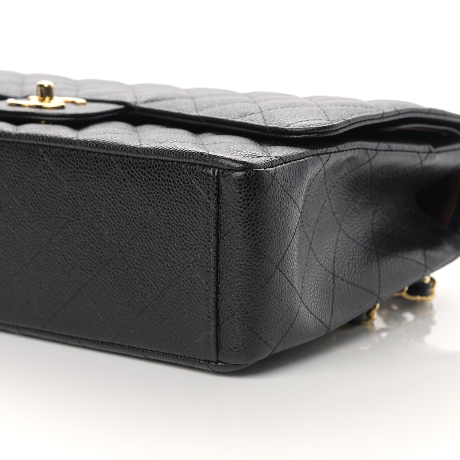 Chanel Caviar Quilted Maxi Double Flap Black 9 of 10
