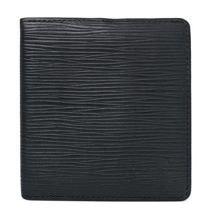 Louis Vuitton Epi 6 Card Billfold Wallet Black 2 of 12