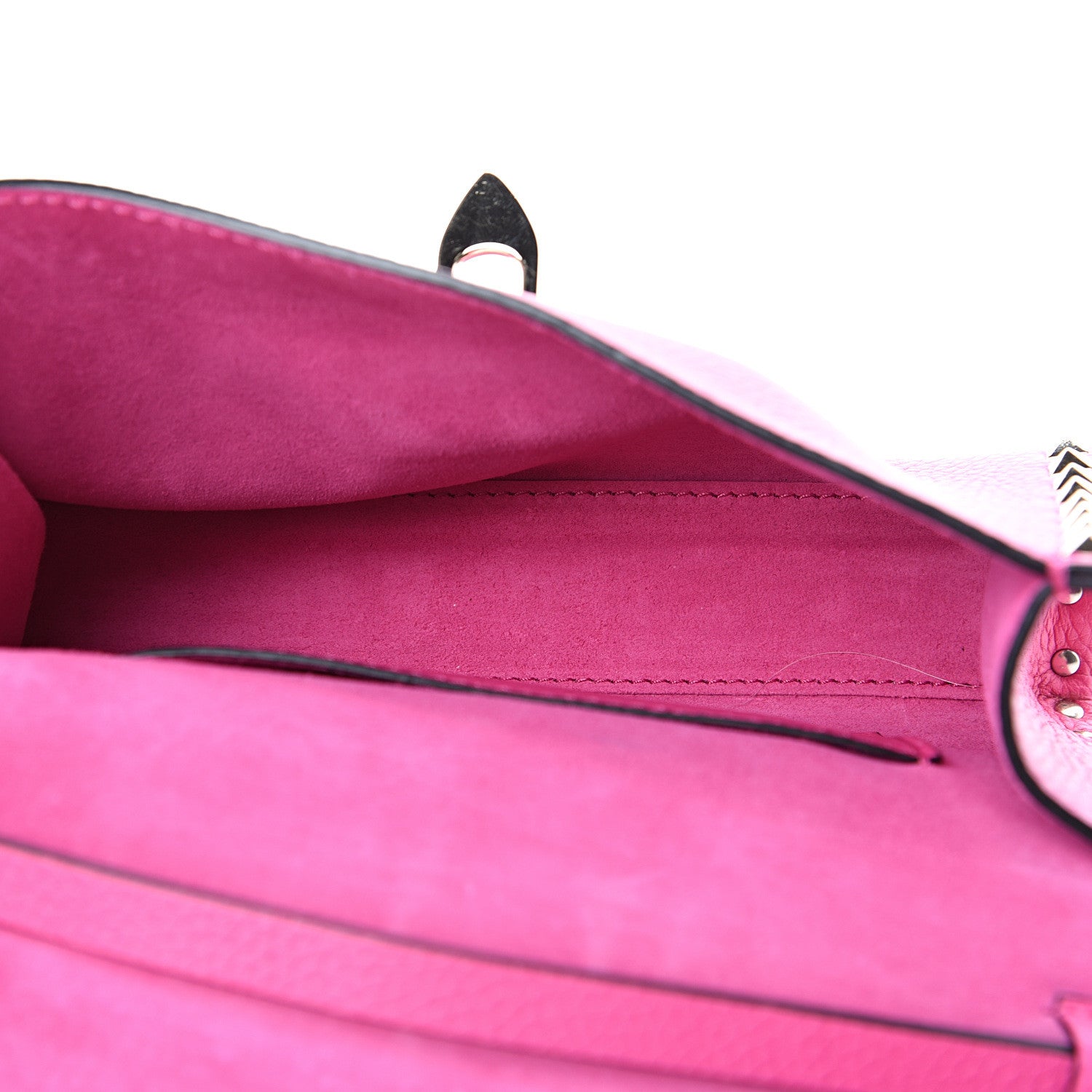 Valentino Garavani Pebbled Calfskin Medium Rockstud Flip Lock Crossbody Bag Pink Orchid 4 of 11