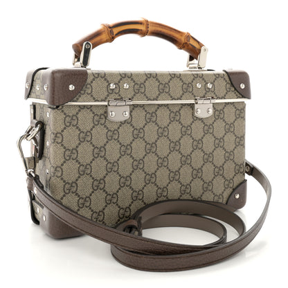 Gucci GG Supreme Monogram Globe-Trotter Beauty Case Brown 3 of 11