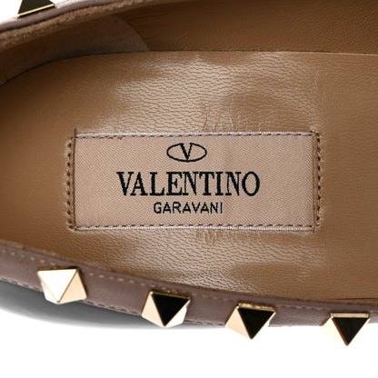 Valentino Garavani Patent Rockstud 100mm Pumps 35 Black Poudre 7 of 9