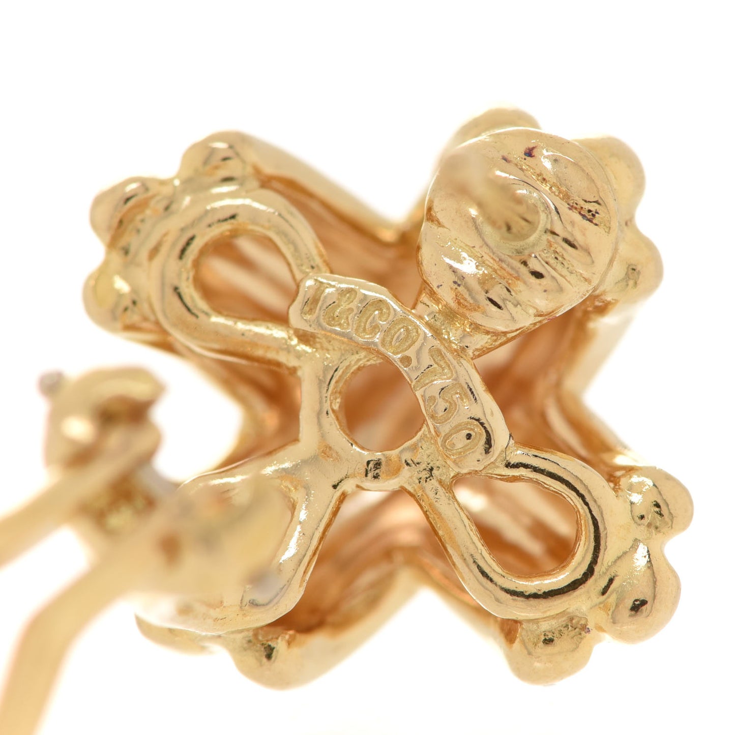 18K Yellow Gold Signature X Earrings
