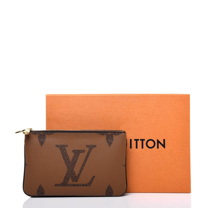 Louis Vuitton Reverse Monogram Giant Double Zip Pochette 9 of 9