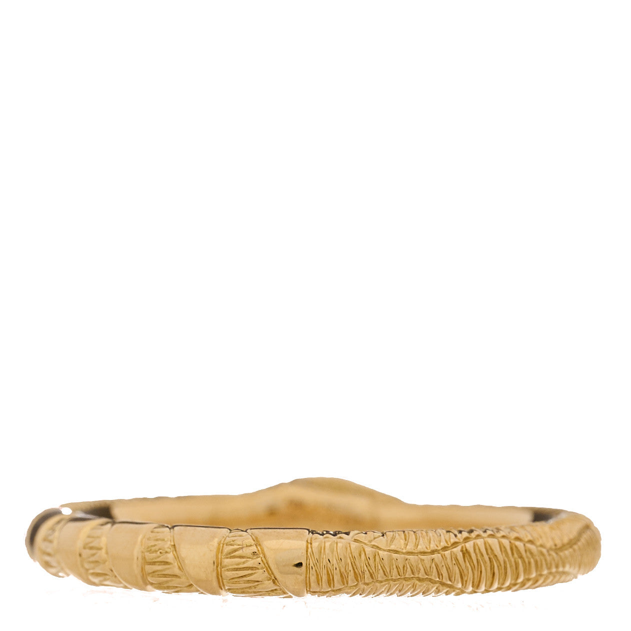 18K Yellow Gold Diamond Ouroboros Snake Ring 52 6