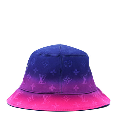 Louis Vuitton Monogram Illusion Reversible Bucket Hat Pink Purple 9 of 15
