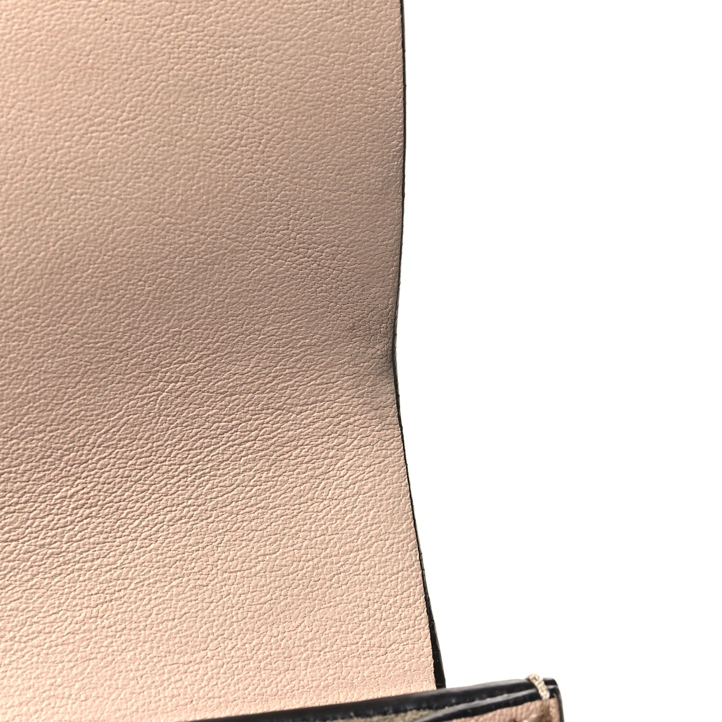 Suede Calfskin Mini Faye Shoulder Bag Cement Pink