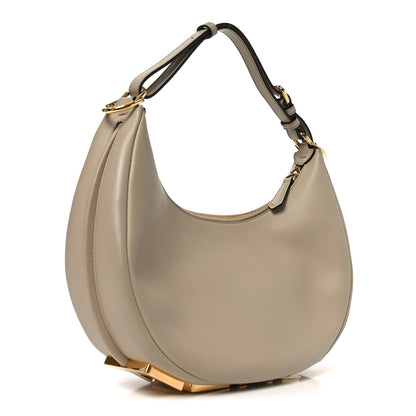Fendi Vitello Grace Matte Small Fendigraphy Hobo Bag Nuvola 2 of 9