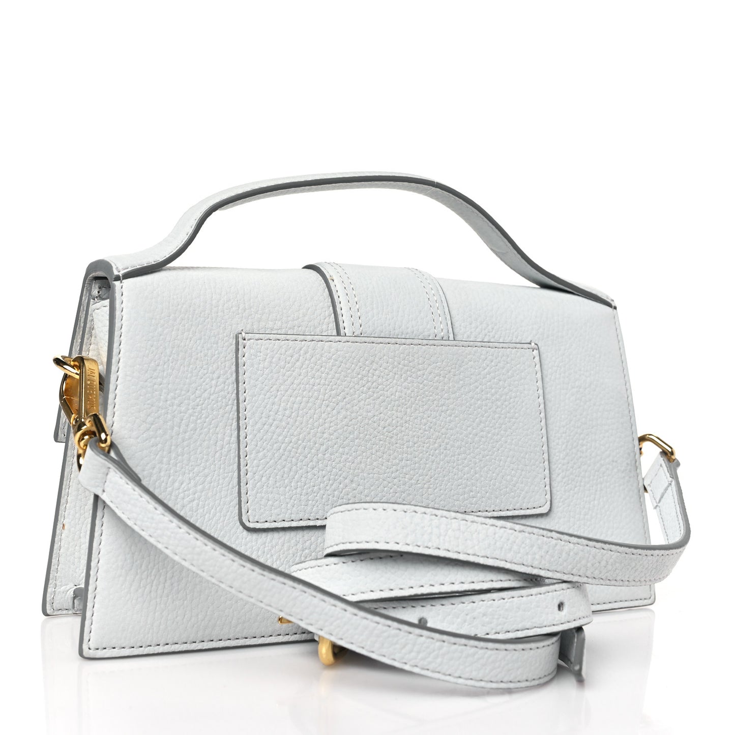 Grained Calfskin Le Grand Bambino Light Grey