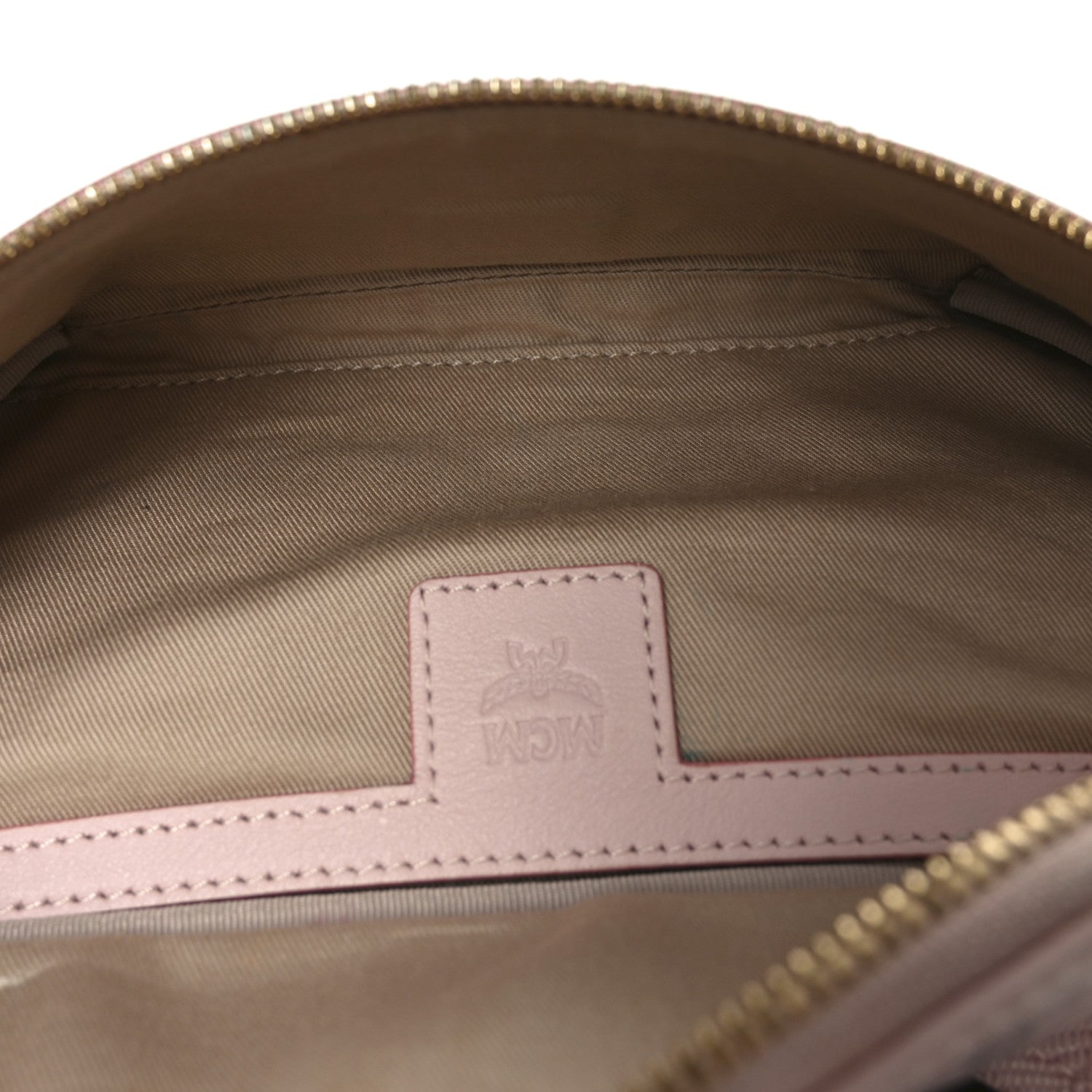 MCM Visetos Small Fusten Belt Bag Powder Pink 4 of 8