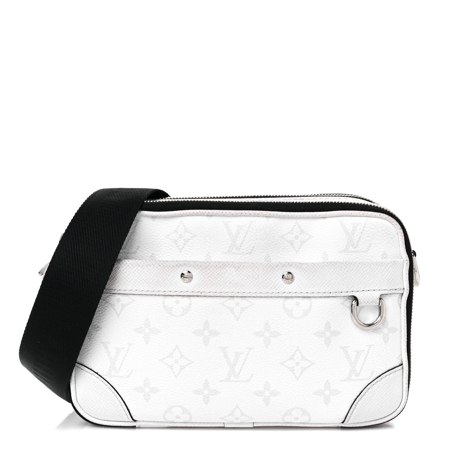 Taiga Monogram Alpha Messenger Optic White