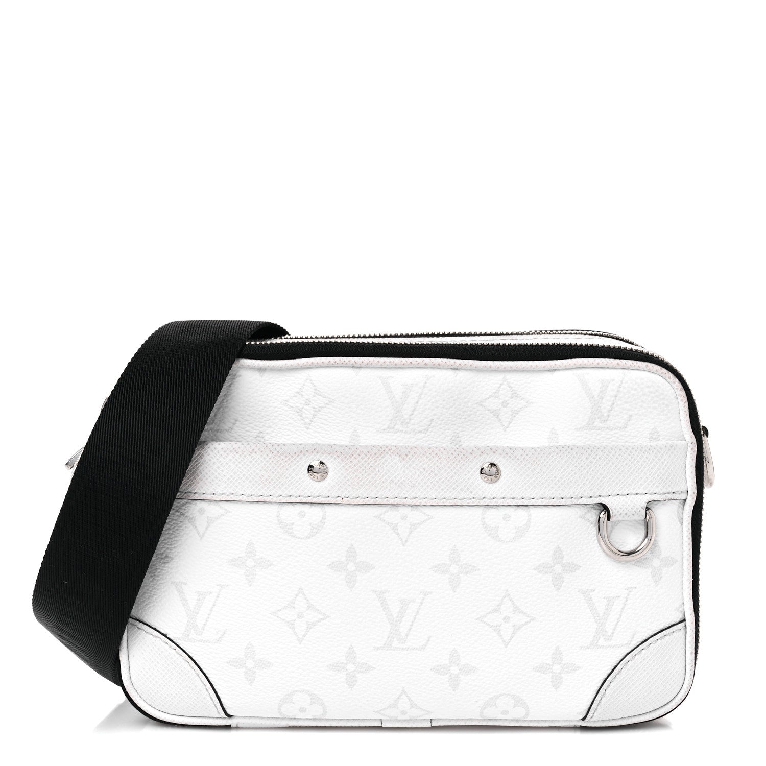 Louis Vuitton Taiga Monogram Alpha Messenger Optic White 1 of 10