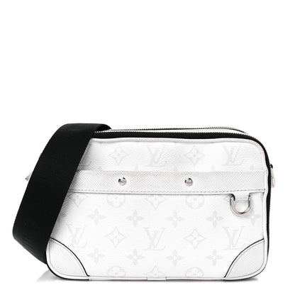 Louis Vuitton Taiga Monogram Alpha Messenger Optic White 1 of 10