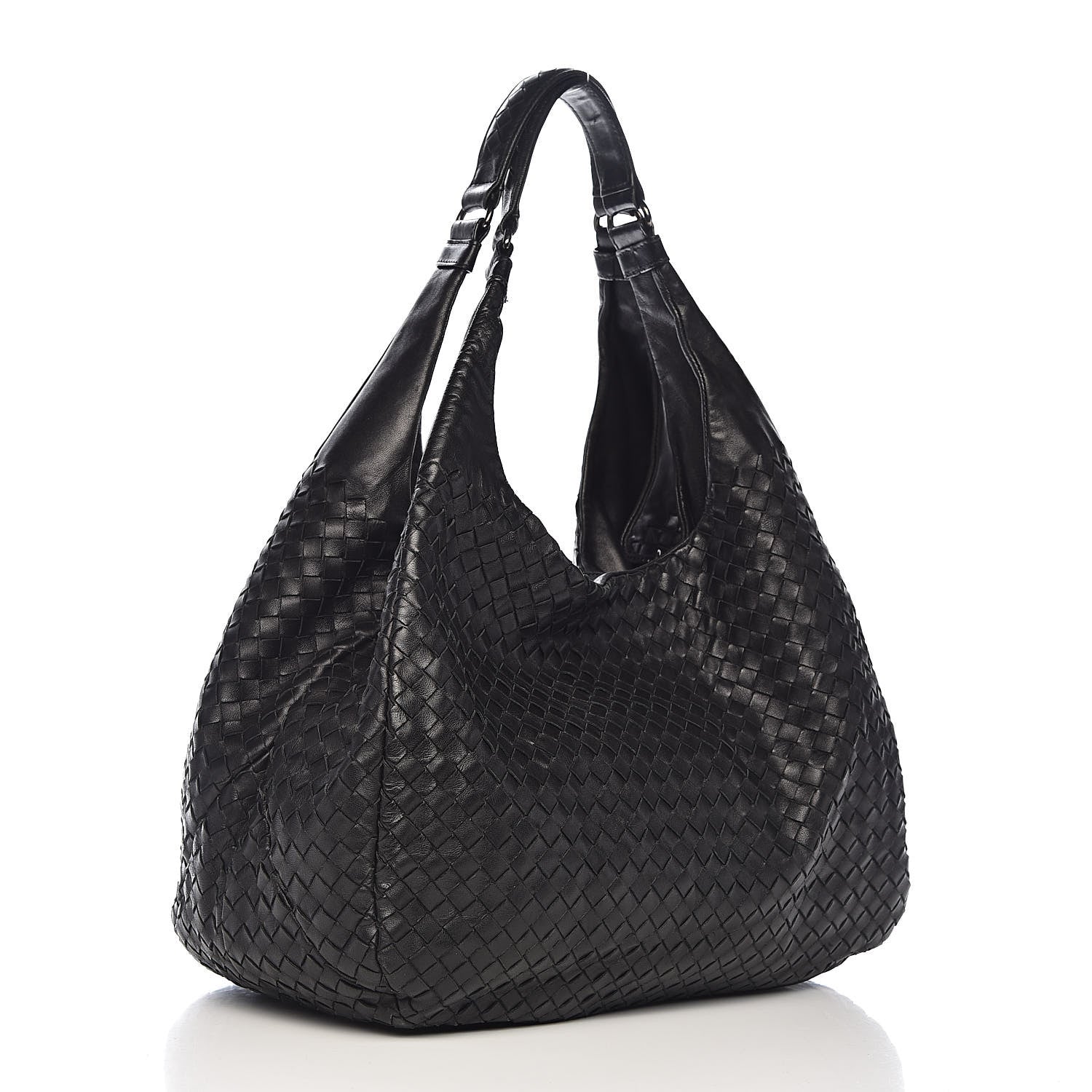 Bottega Veneta Nappa Intrecciato Large Campana Black 3 of 17