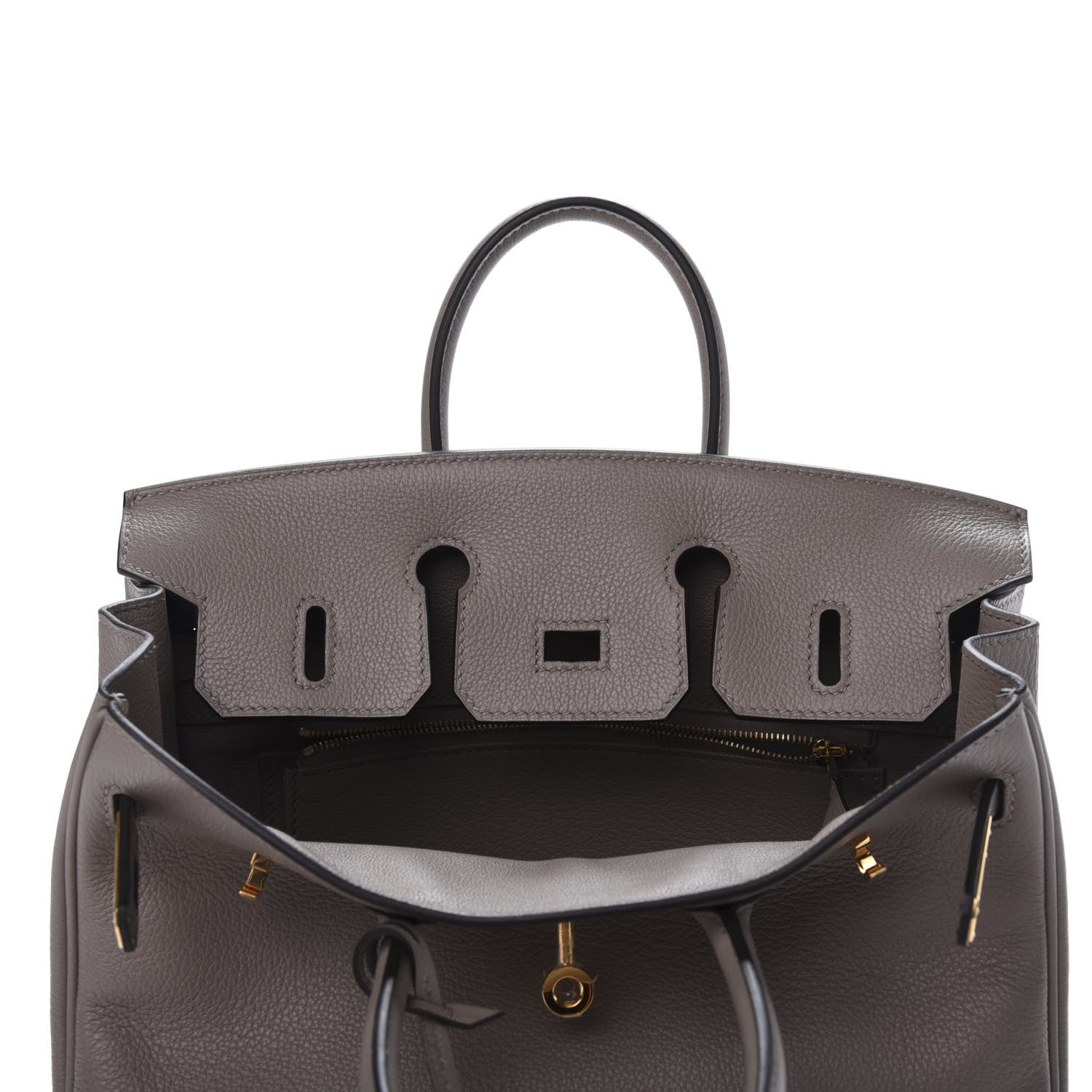 Hermes Taurillon Novillo Birkin 25 Gris Asphalte 16 of 34